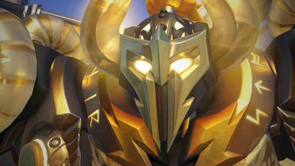 Reinhardt OW2 Stadium scary face