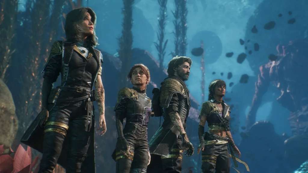 Expedition 33 cast under water