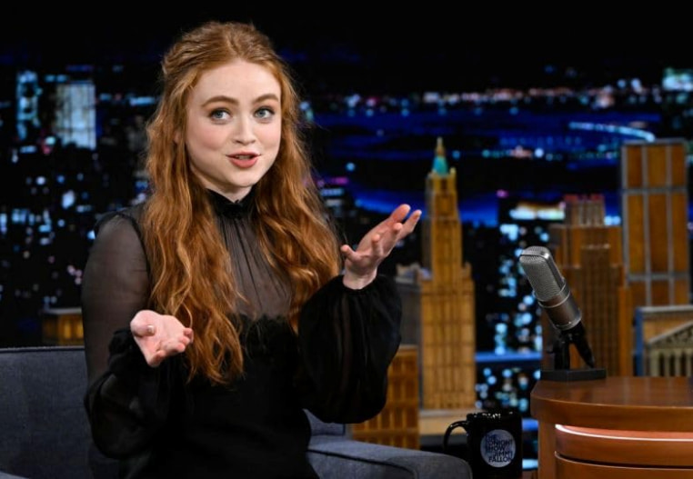 Sadie Sink actress on The Tonight Show with Jimmy Fallon