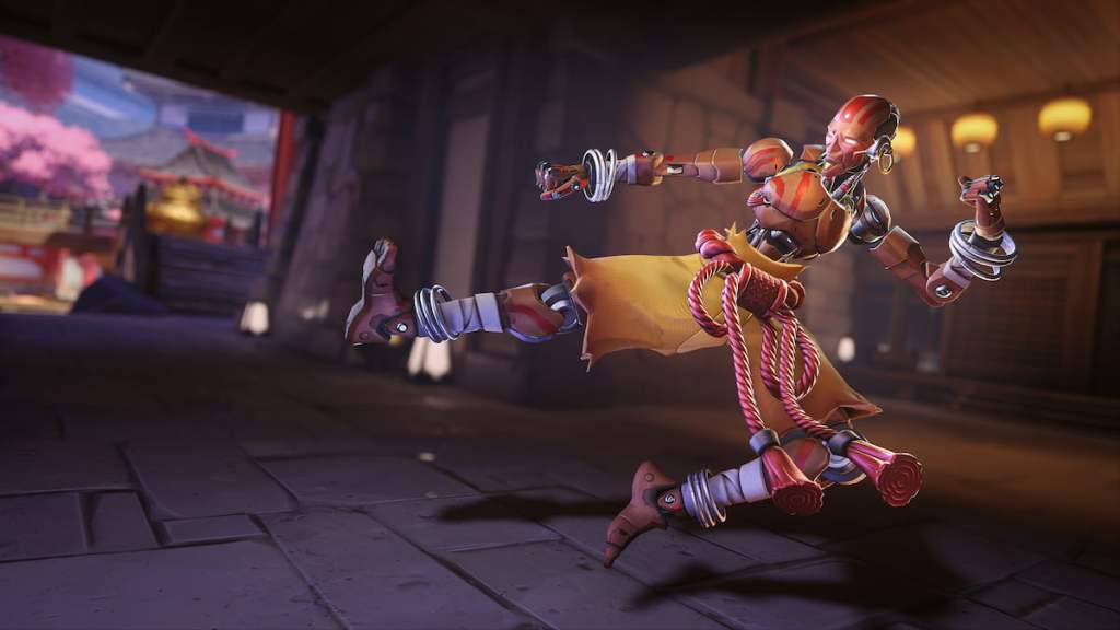 Zenyatta Dhalsim Overwatch 2 skin