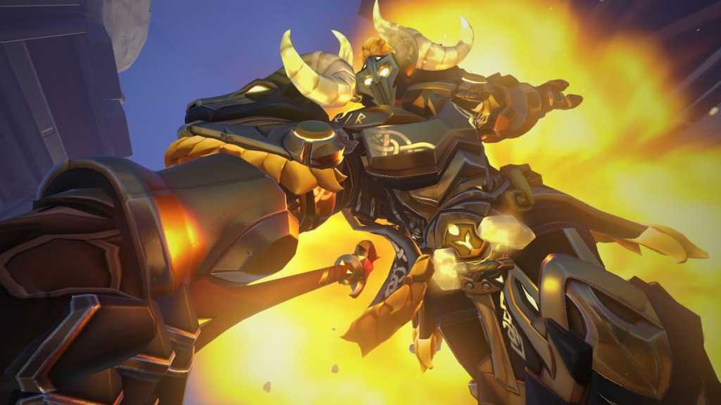 Reinhardt Thor skin in OW2 Stadium