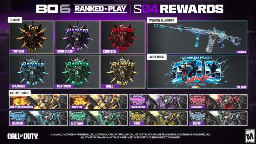 BO6 Ranked Play rewards season 4
