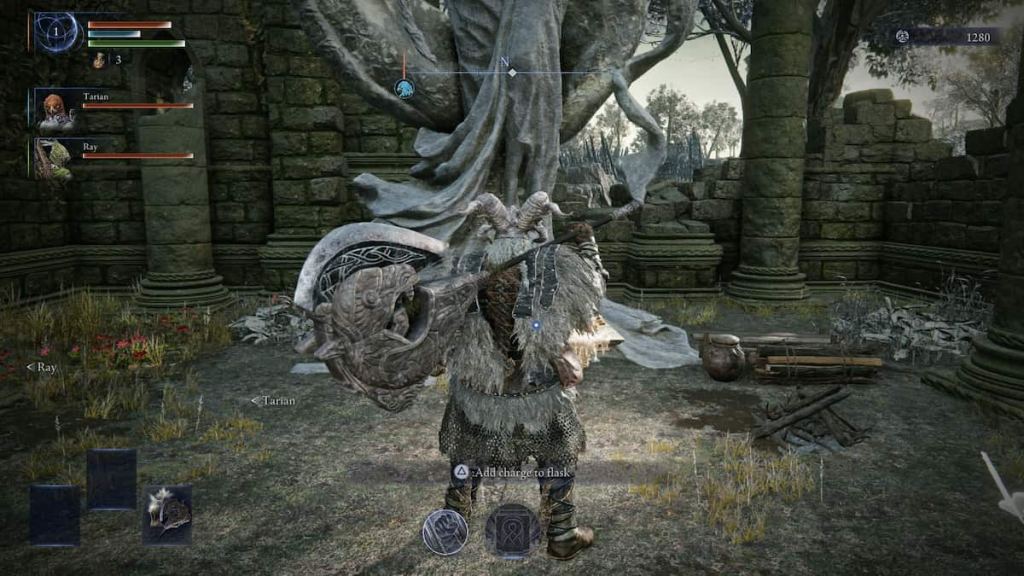 Flask charges found at Church of Marika in Elden Ring Nightreign