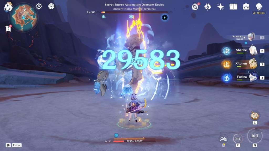 use cryo attacks to stop the overseer device boss