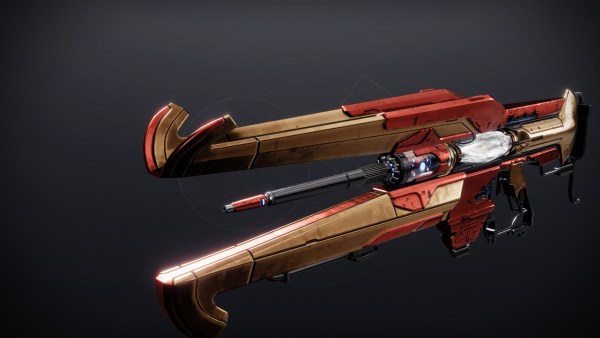The Atropos ornament for Divinity can be found in Nonary Engrams and dyes the weapon with a red/bronze, Vex-esque color scheme.