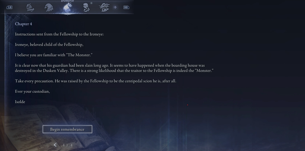 Ironeye Chapter 4 in Elden Ring Nightreign