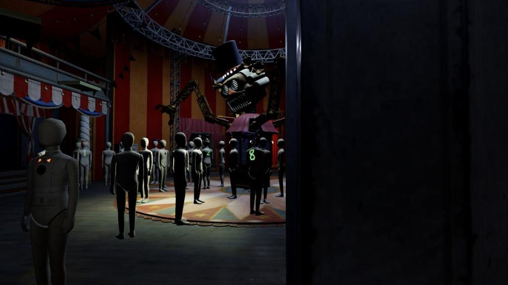 Big Top scanning the Theatre for Arnold