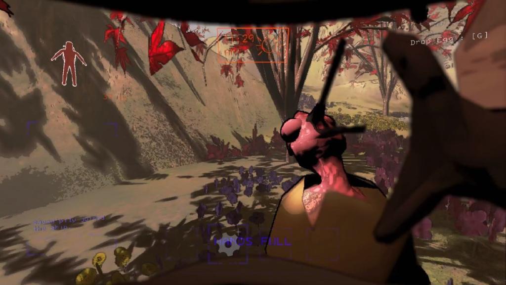 Sapsucker hatchling screaming inside the egg