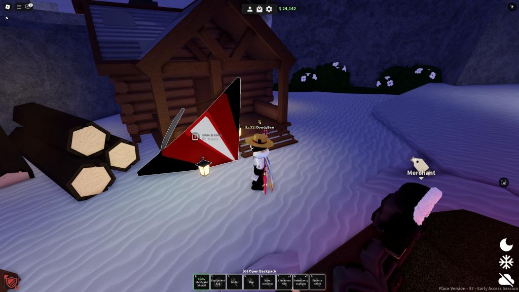 Roblox Dig player is looking at the Glider