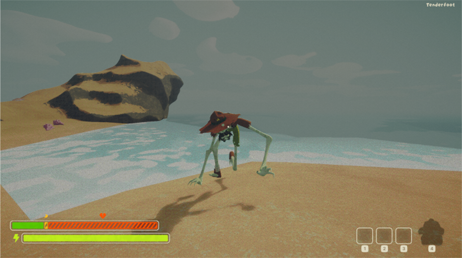 the socoutmaster runs towards a player in peak