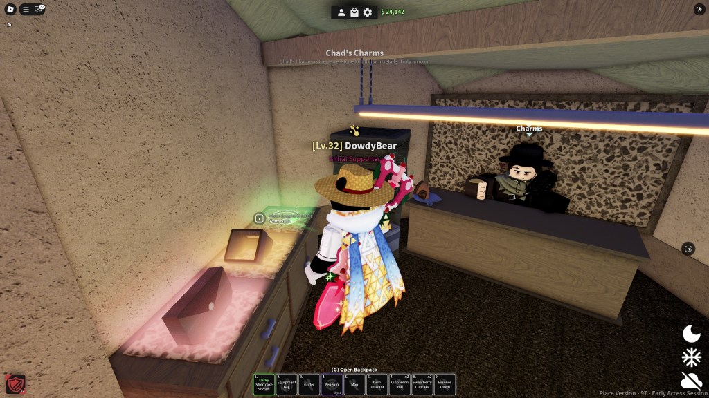 A Roblox Dig player is looking at the Vision Goggles in the shop