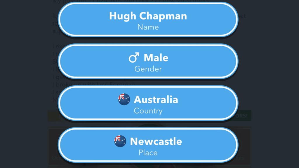 BitLife character being born in Australia