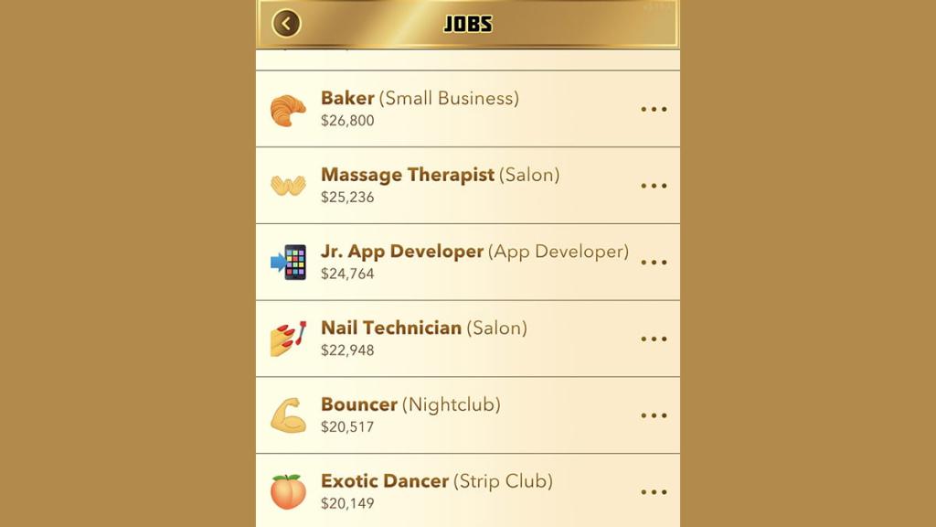 BitLife exotic dancer job