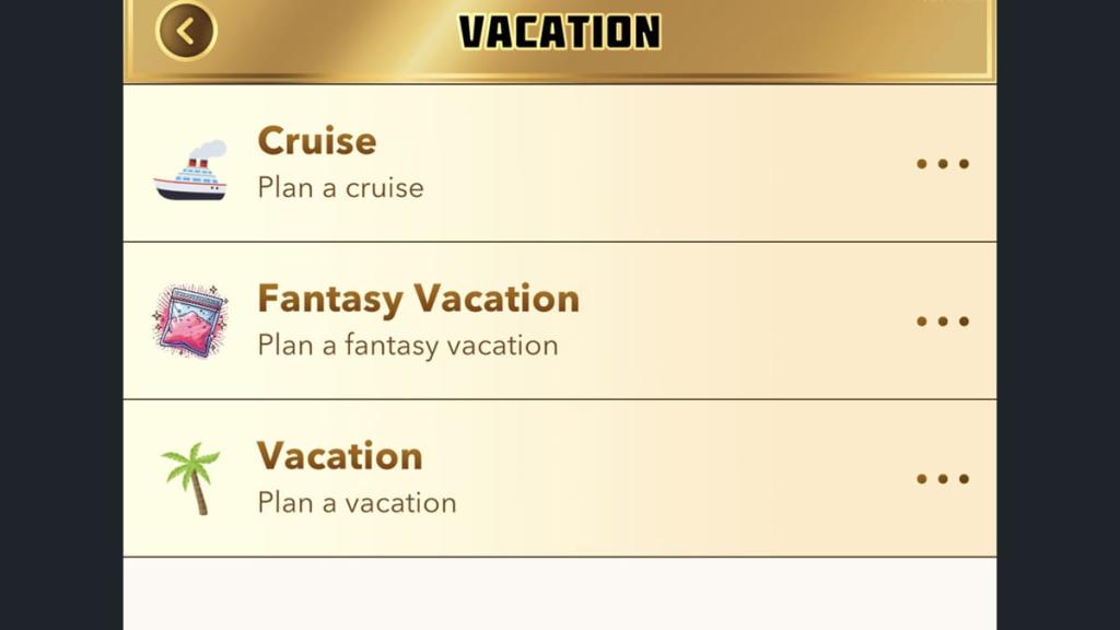 Going on vacation in BitLife