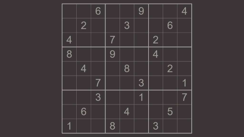 Doug's Sudoku puzzle in Date Everything!