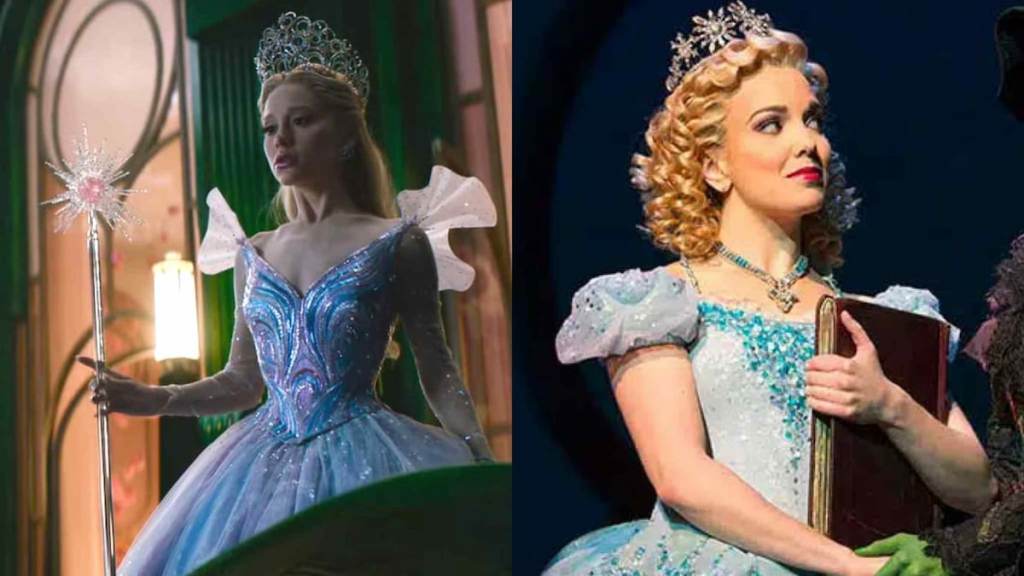 Glinda's blue dress in Wicked