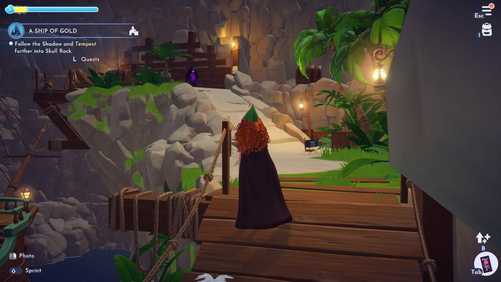Looking at the forgotten in the new skull rock area in disney dreamlight valley