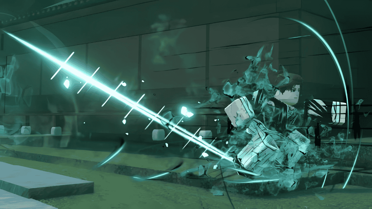 A player using the Cursed Technique Ratio from the Heian Roblox Experience