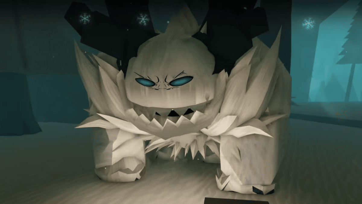 The Tengu Yeti Cursed Spirit inside the Heian Roblox experience