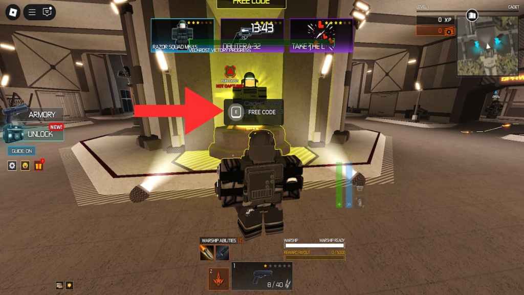 Redeeming codes in Battle Divers