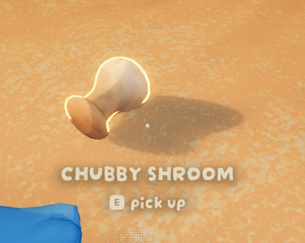 A non-poisonous Chubby mushroom in PEAK