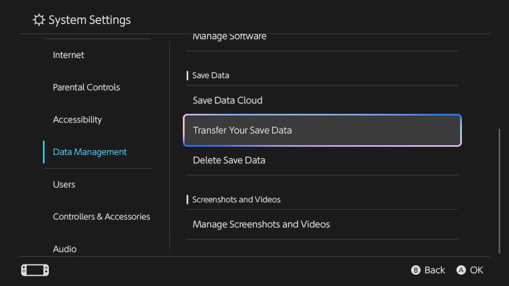 transfer save data to your Nintendo Switch 2 from Switch 1