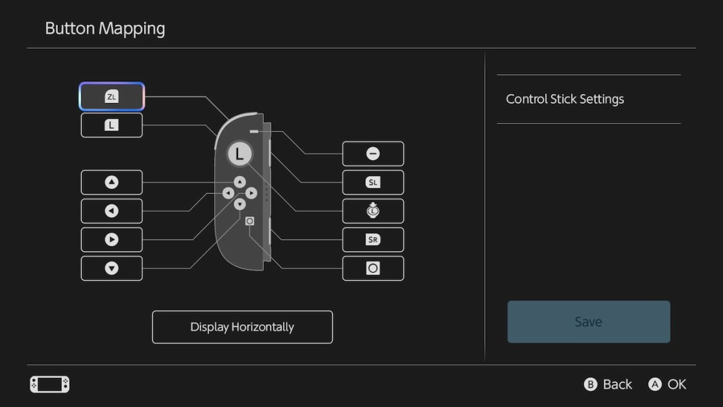 Nintendo Switch 2 button mapping