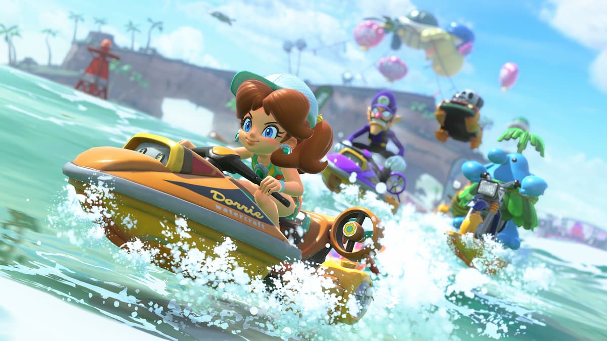 Mario Kart World Daisy jetski