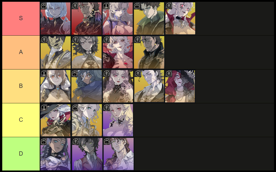 silver and blood vassal tier list for full moon phase