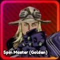 Spin Master (Golden) unit from Anime Rangers X Roblox experience.