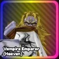 Vampire Emperor (Heaven) unit from Anime Rangers X Roblox experience.
