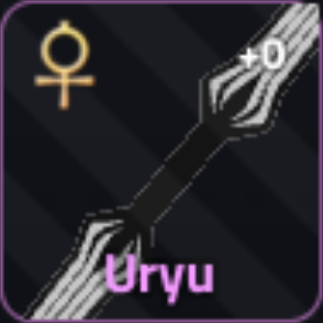 Uryu sword from the Verse Piece Roblox experience.