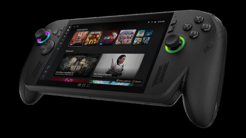 ROG Xbox Ally X handheld console. 