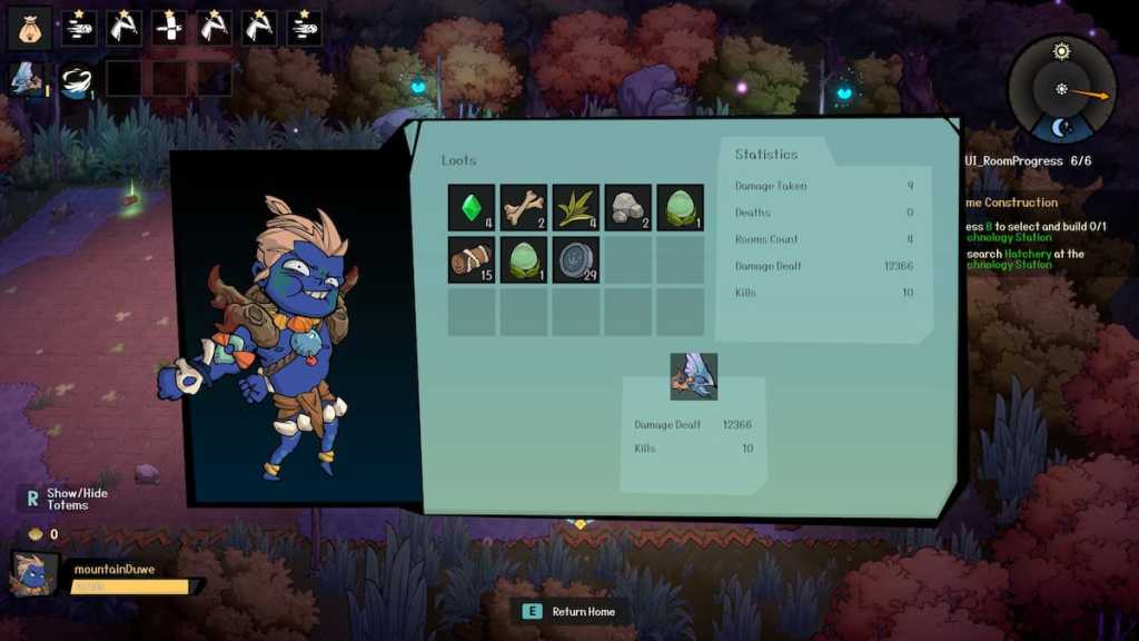 Dino Topia mission end screen