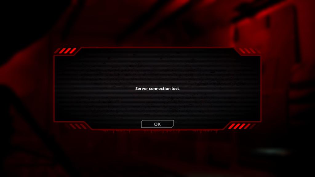 Server Connection Lost message in Killing Floor 3