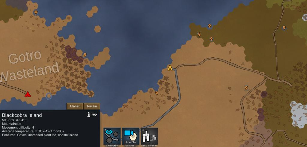 A Landmark in RimWorld Odyssey showing a Chemical Refinery