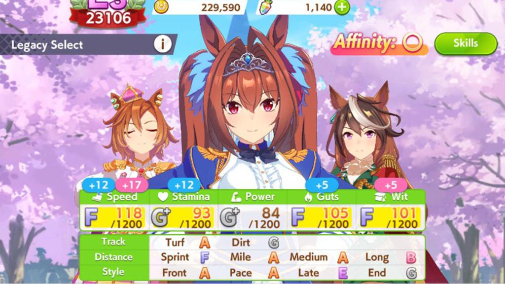 The best Legacy Umamusume for Daiwa Scarlet.