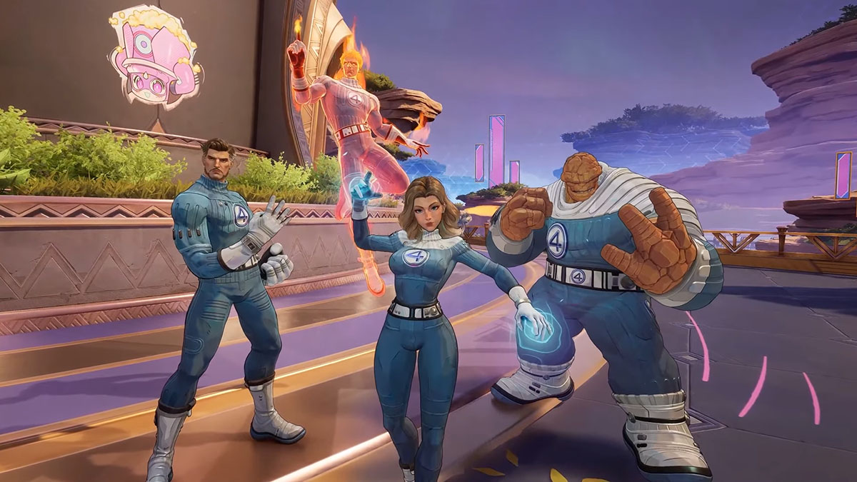 The Fantastic Four First Steps skins in Marvel Rivals.