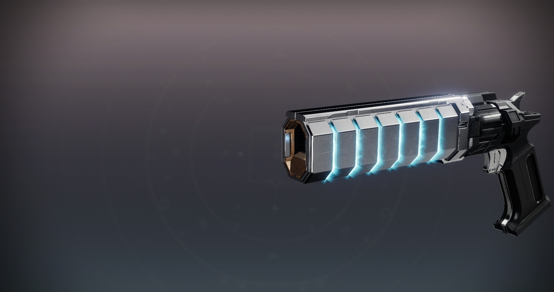 The Graviton Spike hand cannon seen from collections.