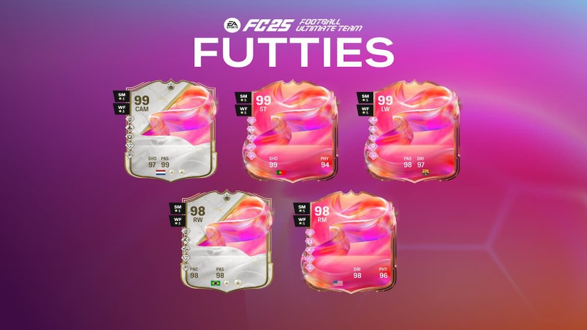 Promo art for the FUTTIES Team 3 in EA FC 25