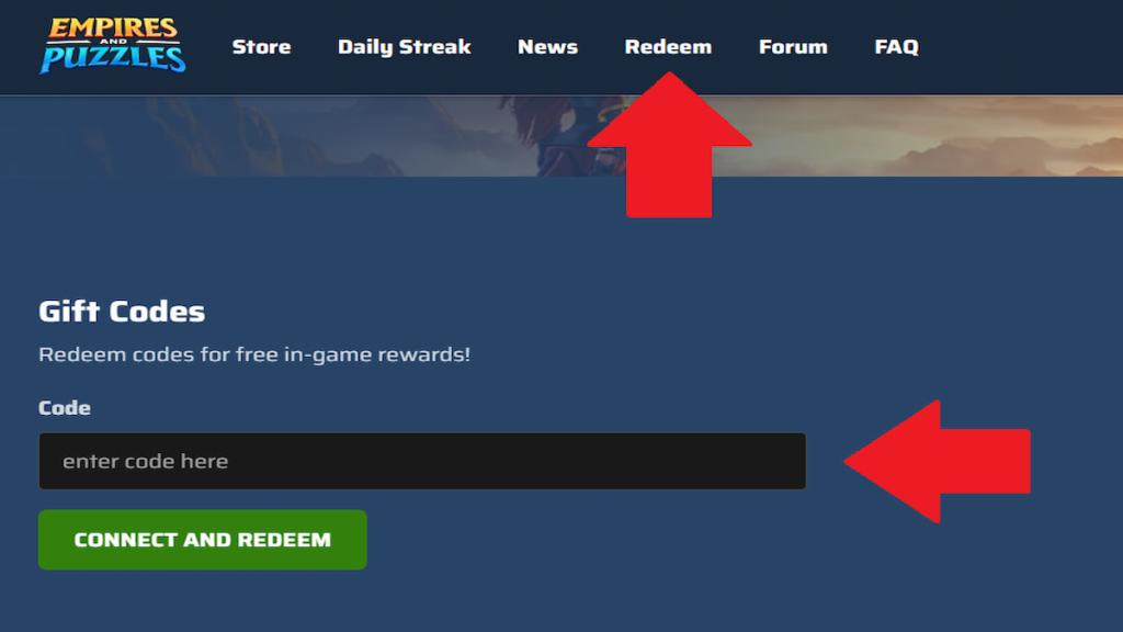 How to redeem Empires and Puzzles codes