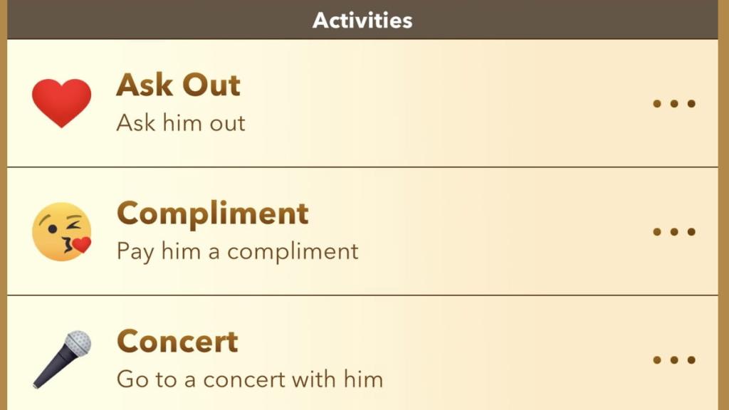 BitLife concert option
