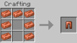 Copper leggings recipe in minecraft