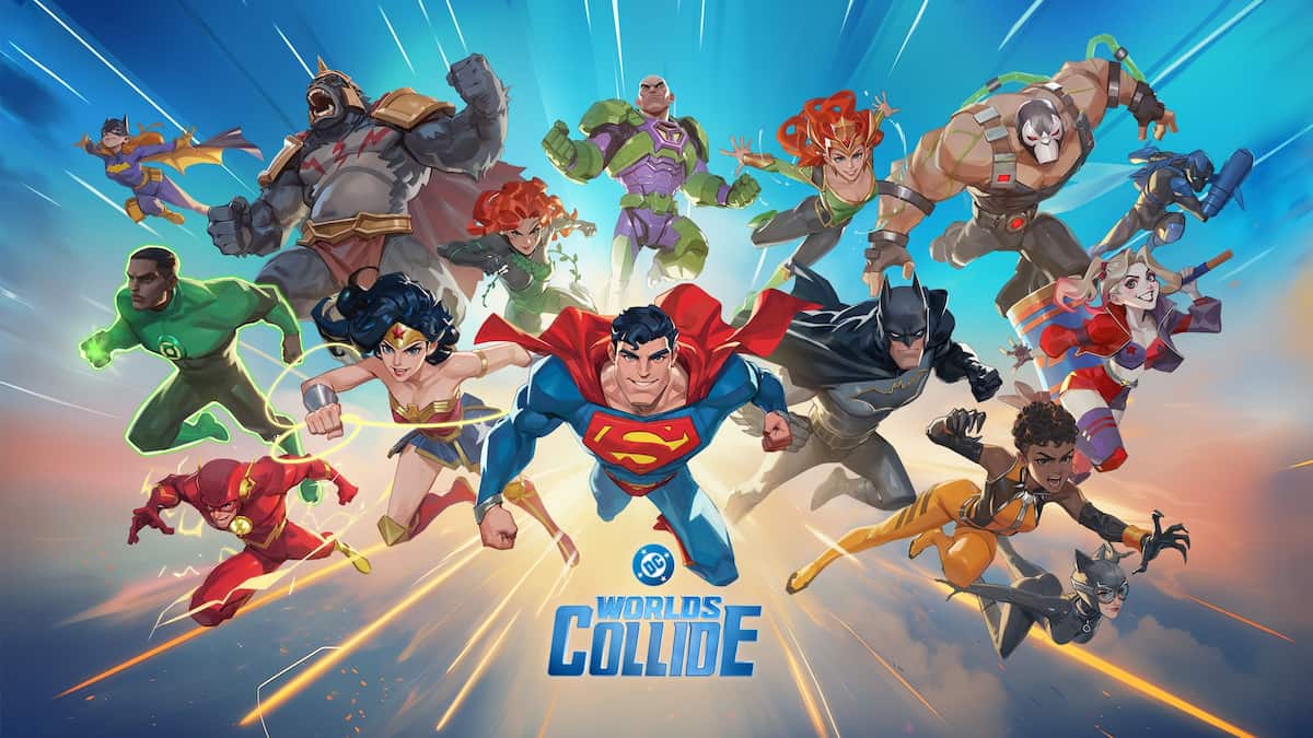 Promo image for DC Worlds Collide.