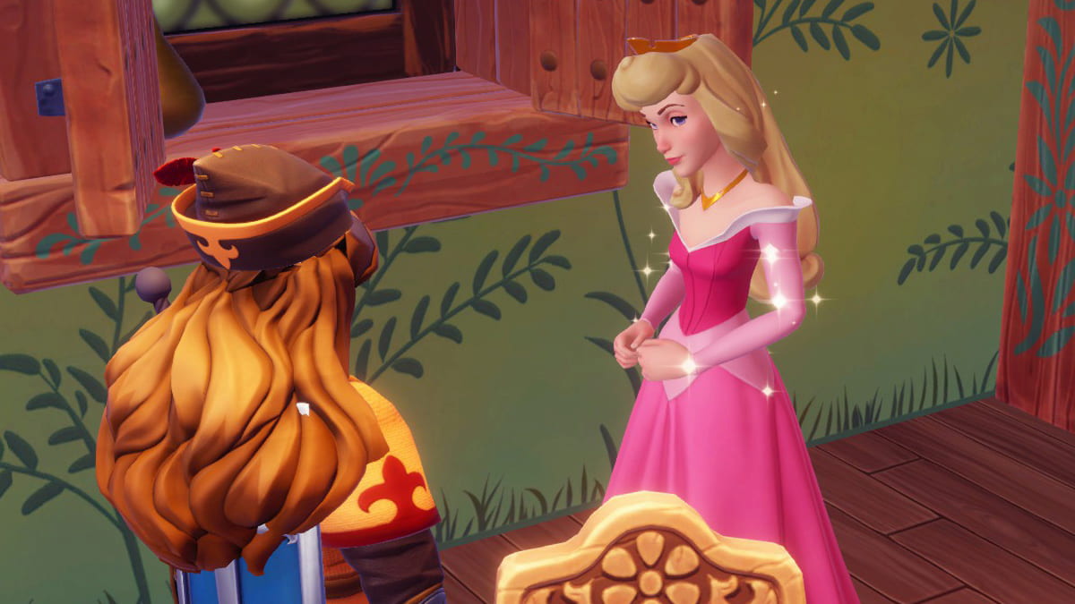 Disney Dreamlight Valley Aurora during her friendship quests