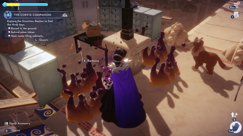 The first key on the ground in disney dreamlight valley