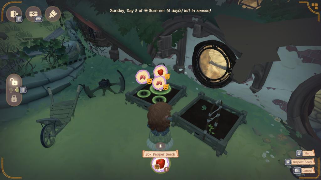 Gardening in tales of the shire