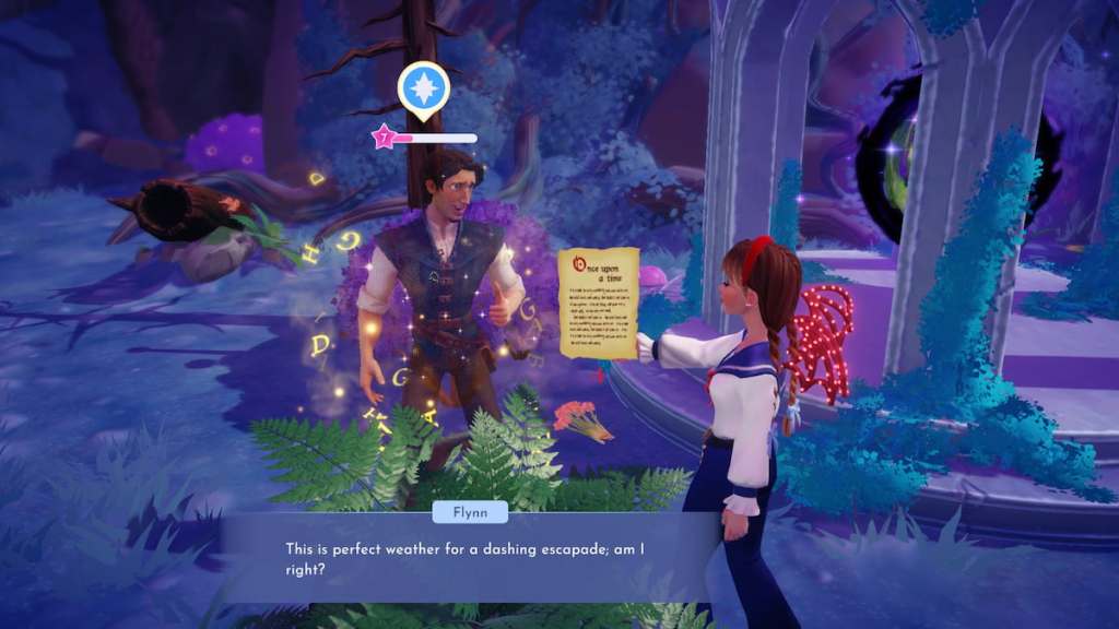 Giving Flynn his page in DDV