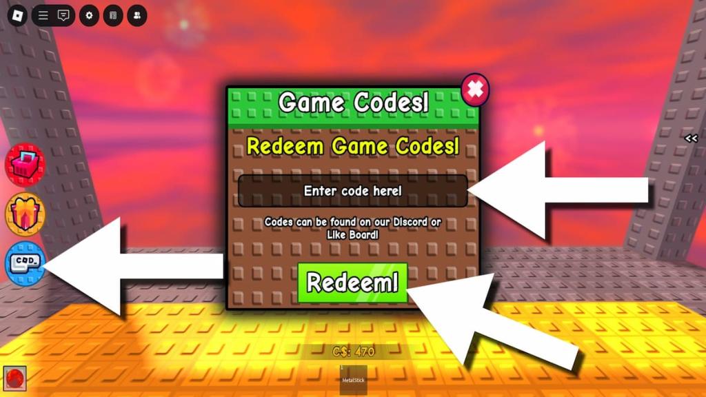 How to redeem Stick Battles codes