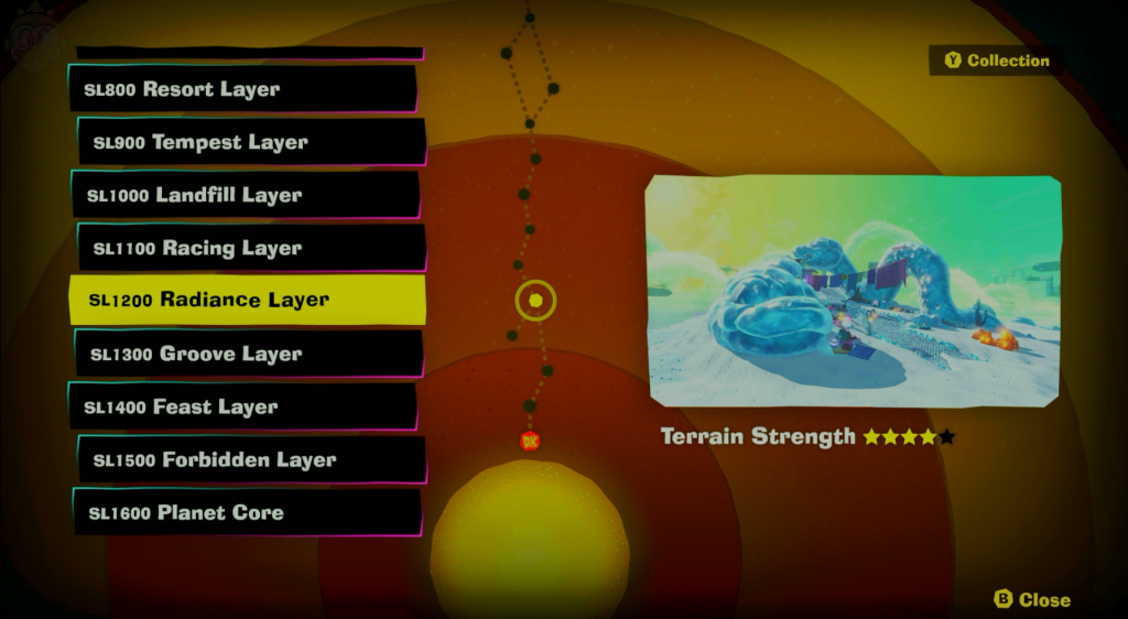 radiance layer map screen